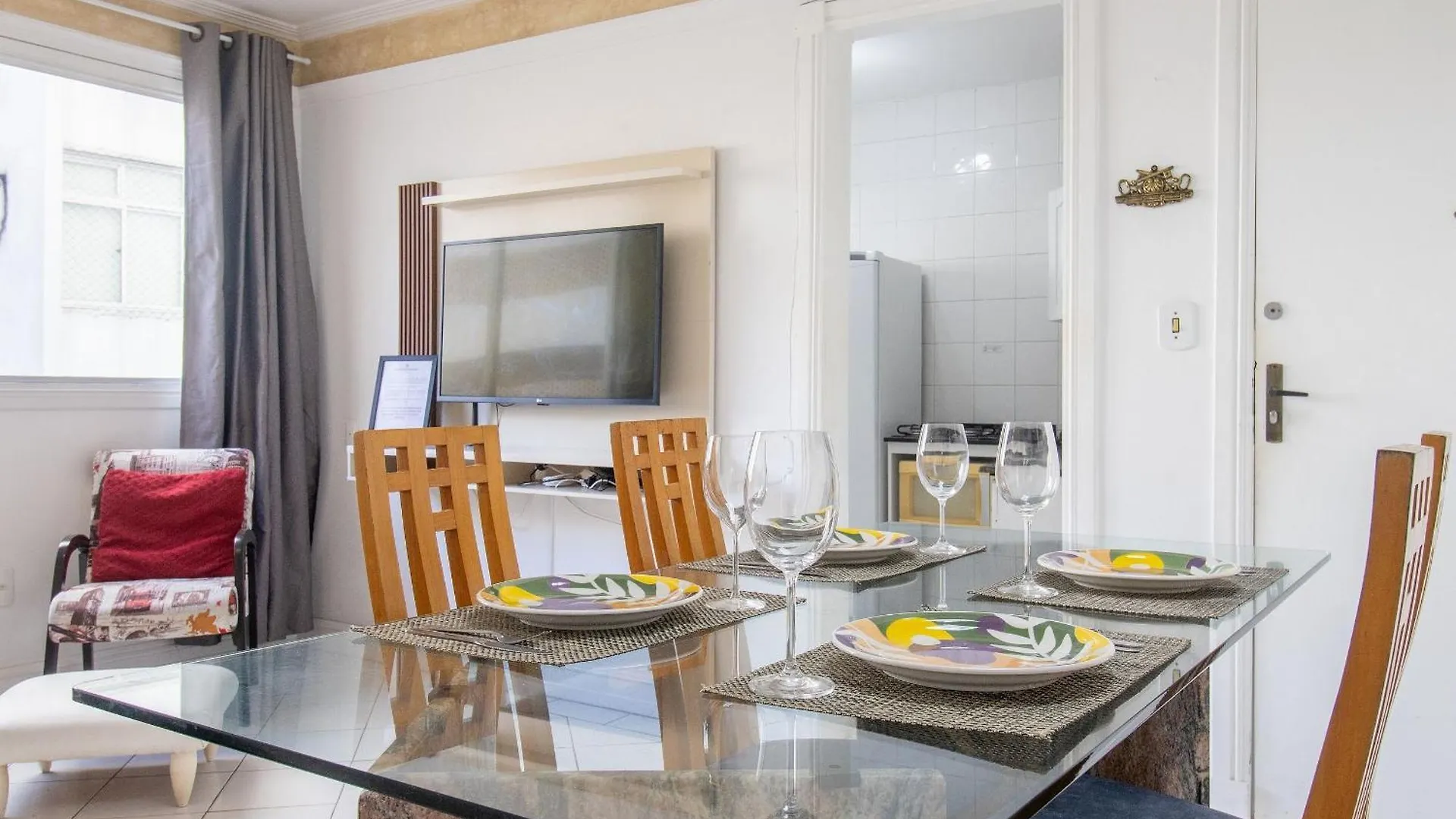 Clr23 -Calcadao, 1Dorm Climatizado, Wi-Fi, Garagem Apartment Balneario Camboriu Brazil